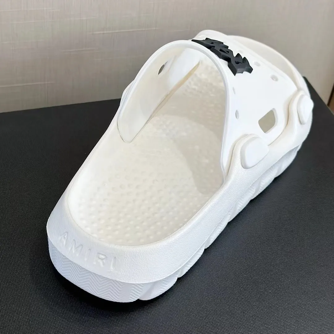 Men's shoes 💰P320💰amiri high-end boutique luxury slippers, 1:1 high-end quality, casual and sunny, loose and comfortable, the highest version of high-quality boutique, a must-have in summer! Code number: 39--46